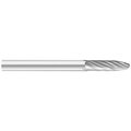 Fullerton Tool Carbide Burr Rotary Files Burrs, RH Spiral, 1/8 59008